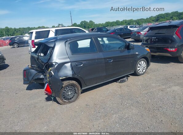 ML32AUHJXRH007601 2024 MITSUBISHI MIRAGE Gray Trasero derecho