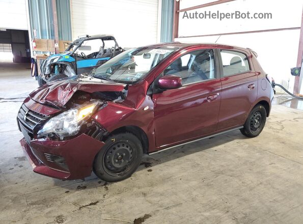 ML32AUHJXRH020879 2024 MITSUBISHI MIRAGE Maroon 