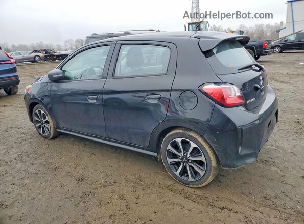 ML32AWHJ2NH001202 2022 MITSUBISHI MIRAGE Black Задня ліва чверть