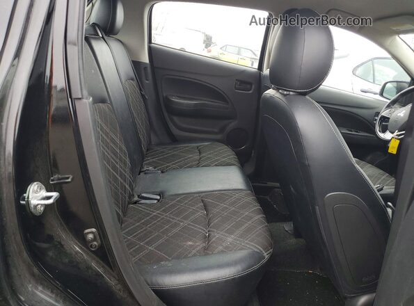 ML32AWHJ2NH001202 2022 MITSUBISHI MIRAGE Black Вид задніх сидінь