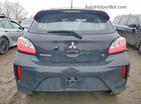 ML32AWHJ2NH001202 2022 MITSUBISHI MIRAGE Black Вид ззаду