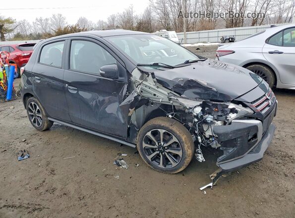 ML32AWHJ2NH001202 2022 MITSUBISHI MIRAGE Black Передня права чверть
