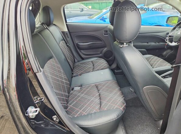 ML32AWHJ6RH030269 2024 MITSUBISHI MIRAGE Black Vista de los asientos traseros