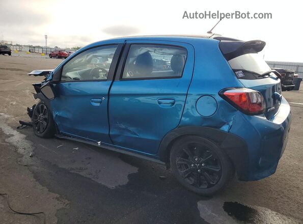 ML32AWHJ6RH036962 2024 MITSUBISHI MIRAGE Синий Задняя левая четверть