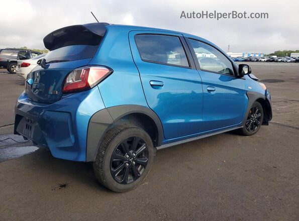 ML32AWHJ6RH036962 2024 MITSUBISHI MIRAGE Синий Задняя правая четверть