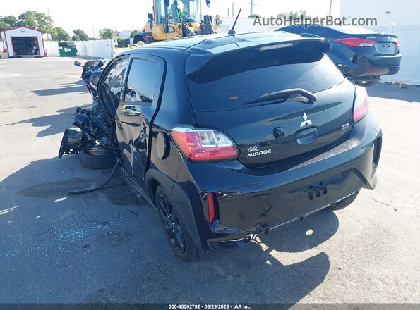 ML32AWHJ6RH040171 2024 MITSUBISHI MIRAGE Black Задня ліва чверть