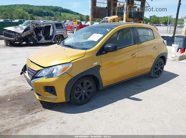 ML32AWHJXRH004564 2024 MITSUBISHI MIRAGE Gold წინა მარცხენა ხედი სამი მეოთხედიდან