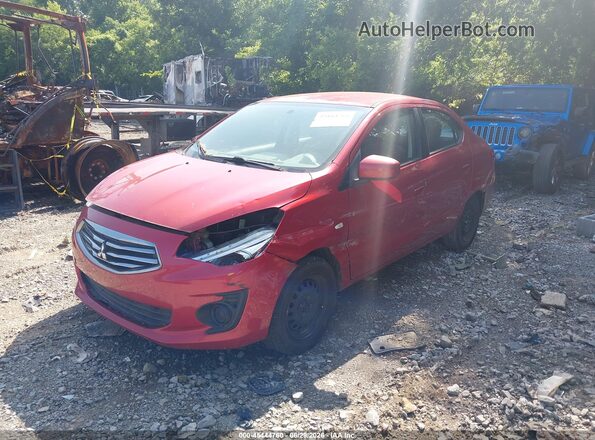 ML32F3FJ0JHF07420 2018 MITSUBISHI MIRAGE G4 Red წინა მარცხენა ხედი სამი მეოთხედიდან