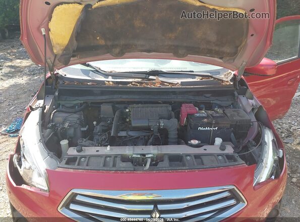 ML32F3FJ0JHF07420 2018 MITSUBISHI MIRAGE G4 Red უკანა ხედი