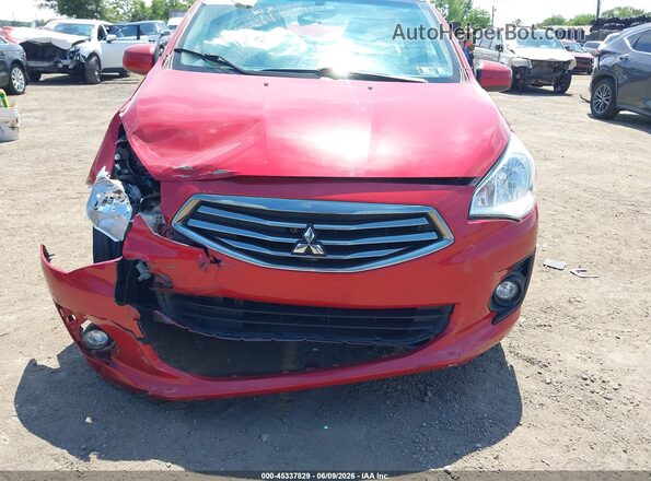 ML32F3FJ0KHF13302 2019 MITSUBISHI MIRAGE G4 Red Առջևի վահանակի տեսք