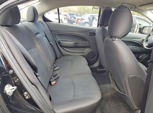 ML32F3FJ0LHF09977 2020 MITSUBISHI MIRAGE Black Rear seats view