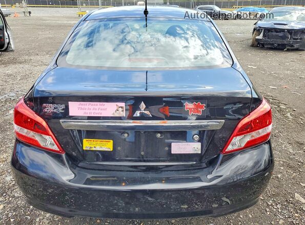 ML32F3FJ0LHF09977 2020 MITSUBISHI MIRAGE Black Rear view