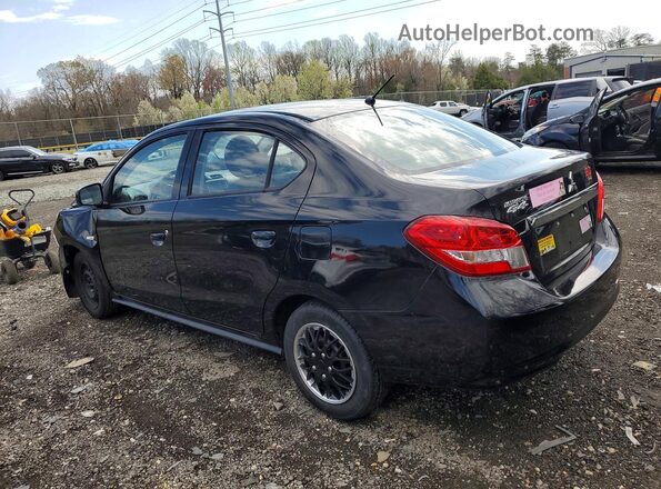 ML32F3FJ0LHF09977 2020 MITSUBISHI MIRAGE Black Rear left
