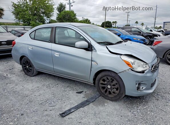 ML32F3FJ1KHF03071 2019 MITSUBISHI MIRAGE Silver Передня права чверть