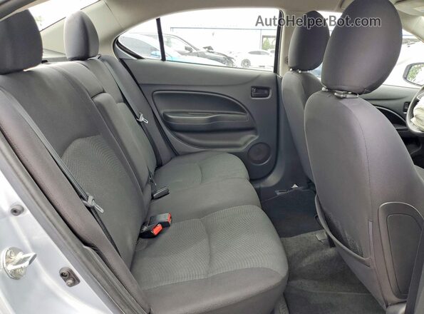 ML32F3FJ1KHF03071 2019 MITSUBISHI MIRAGE Silver Вид задньої частини салону