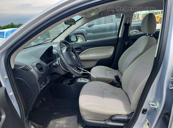 ML32F3FJ1KHF18833 2019 MITSUBISHI MIRAGE Серебряный Вид салона спереди
