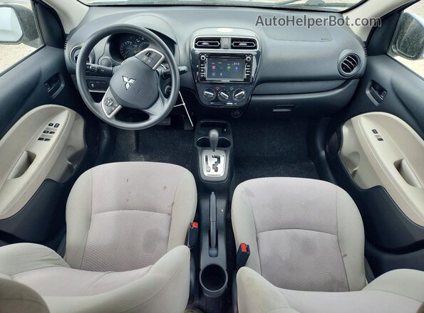 ML32F3FJ1KHF18833 2019 MITSUBISHI MIRAGE Серебряный Вид панели приборов