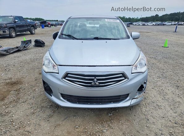 ML32F3FJ1KHF18833 2019 MITSUBISHI MIRAGE Серебряный Вид спереди