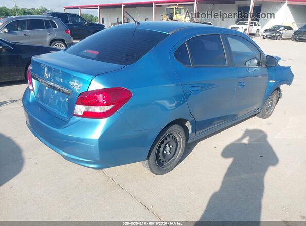 ML32F3FJ1KHF18976 2019 MITSUBISHI MIRAGE G4 Blue Trasero derecho