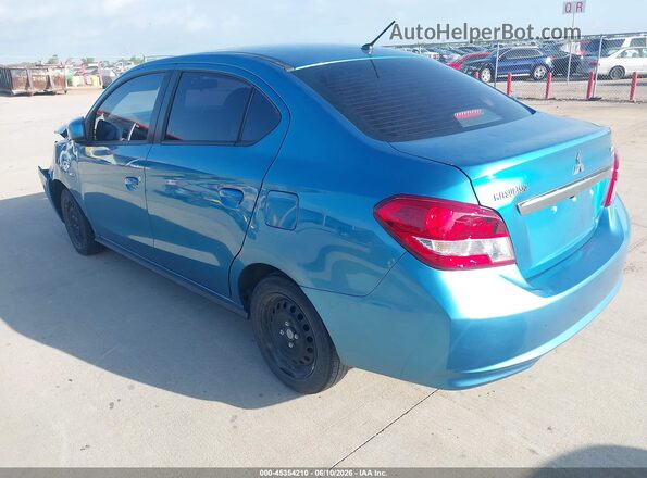 ML32F3FJ1KHF18976 2019 MITSUBISHI MIRAGE G4 Blue Trasero izquierdo