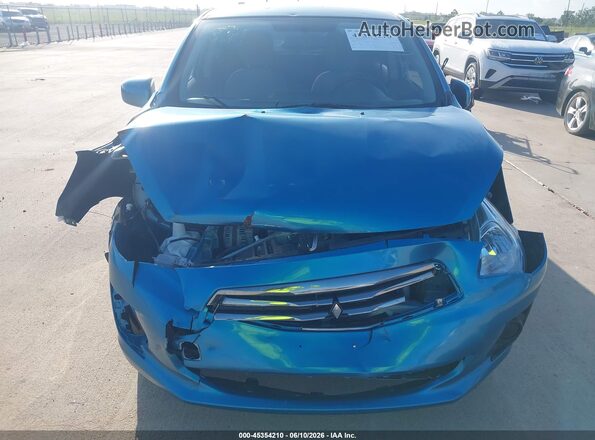 ML32F3FJ1KHF18976 2019 MITSUBISHI MIRAGE G4 Blue Vista frontal