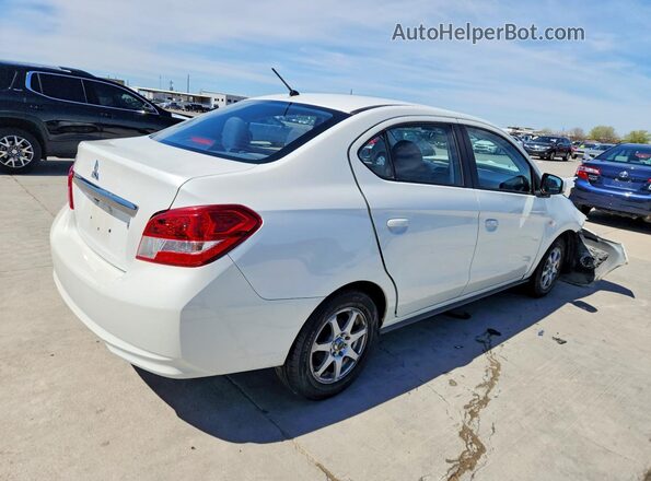 ML32F3FJ1LHF02259 2020 MITSUBISHI MIRAGE White უკანა მარჯვენა