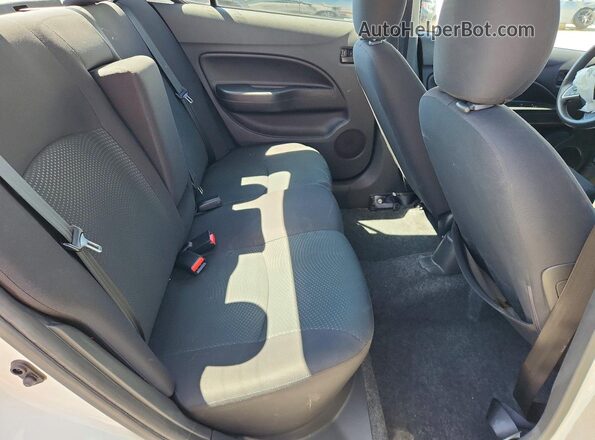 ML32F3FJ1LHF02259 2020 MITSUBISHI MIRAGE White უკანა სავარძლების ხედი