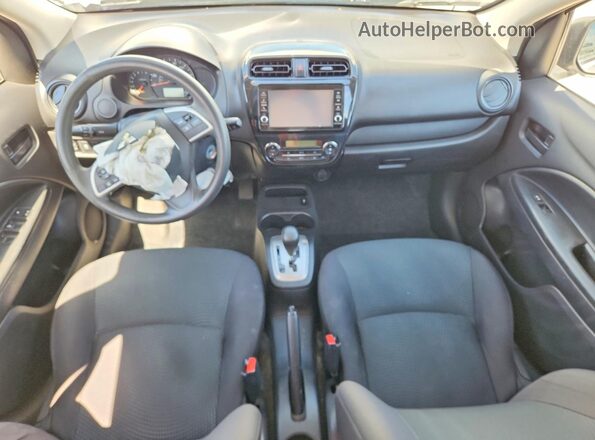 ML32F3FJ1LHF02259 2020 MITSUBISHI MIRAGE White წინა პანელის ხედი
