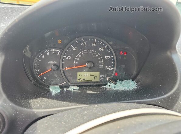 ML32F3FJ2HH001370 2017 MITSUBISHI MIRAGE Gray Widok zestawu wskaźników