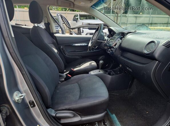 ML32F3FJ2HH001370 2017 MITSUBISHI MIRAGE Gray Widok wnętrza z przodu