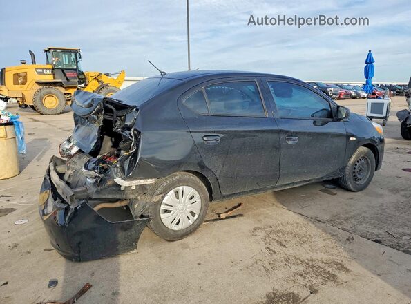 ML32F3FJ2HHF06960 2017 MITSUBISHI MIRAGE Black Tył prawy