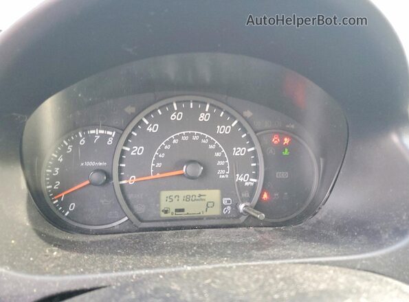 ML32F3FJ2HHF06960 2017 MITSUBISHI MIRAGE Black Widok zestawu wskaźników