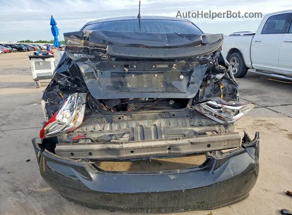 ML32F3FJ2HHF06960 2017 MITSUBISHI MIRAGE Black Widok z tyłu