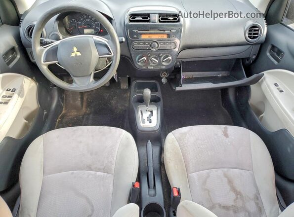 ML32F3FJ2HHF06960 2017 MITSUBISHI MIRAGE Black Widok deski rozdzielczej