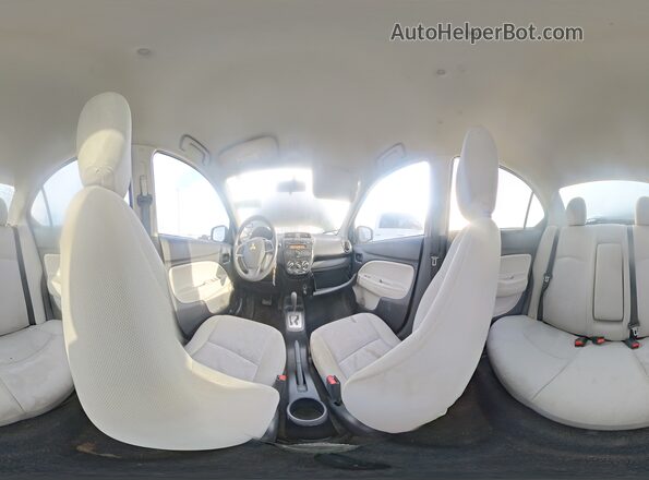 ML32F3FJ2HHF06960 2017 MITSUBISHI MIRAGE Black Widok naklejki z numerem VIN
