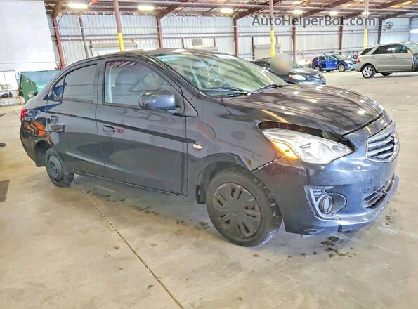 ML32F3FJ2HHF18610 2017 MITSUBISHI MIRAGE Black Delantero derecho