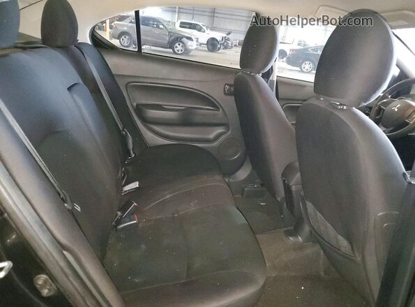 ML32F3FJ2HHF18610 2017 MITSUBISHI MIRAGE Black Vista de los asientos traseros