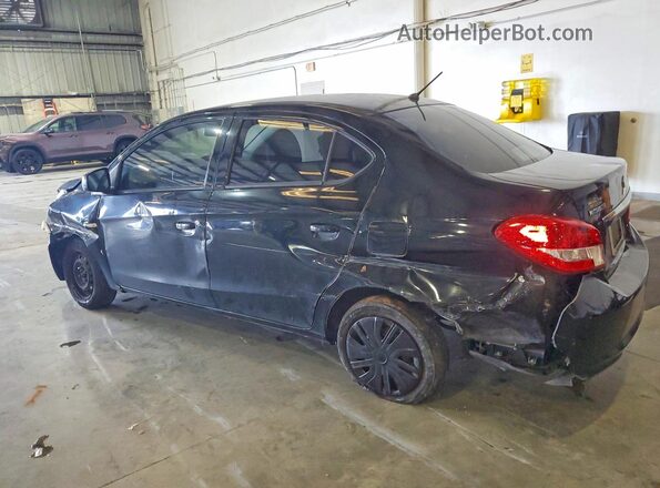 ML32F3FJ2HHF18610 2017 MITSUBISHI MIRAGE Black Trasero izquierdo
