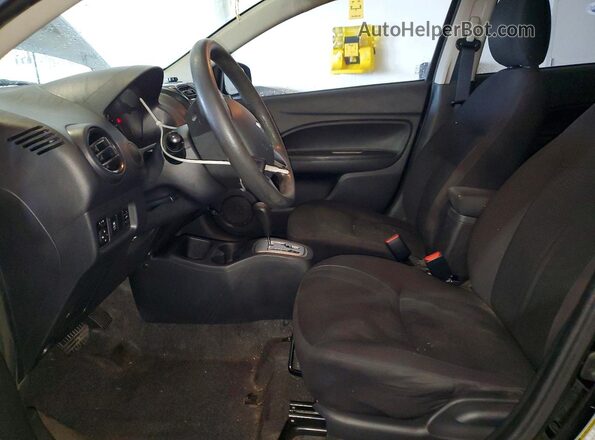 ML32F3FJ2HHF18610 2017 MITSUBISHI MIRAGE Black Vista interior delantera