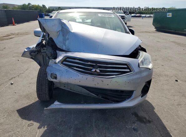 ML32F3FJ2JHF10853 2018 MITSUBISHI MIRAGE Silver Вид спереду