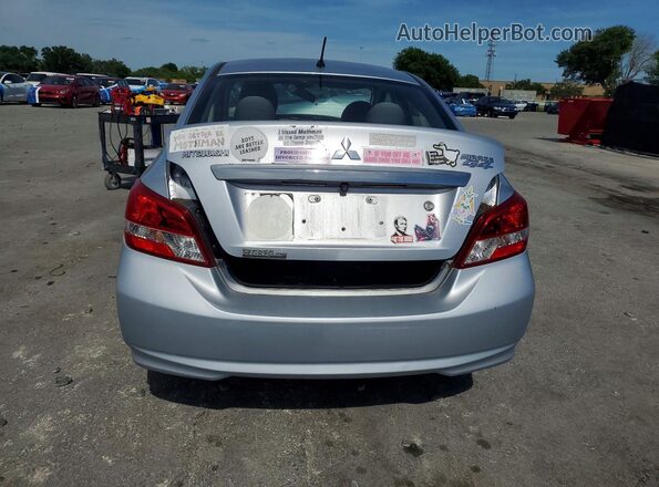 ML32F3FJ2JHF10853 2018 MITSUBISHI MIRAGE Silver Вид ззаду