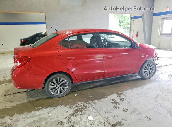 ML32F3FJ2KHF10420 2019 MITSUBISHI MIRAGE Red Задня права чверть