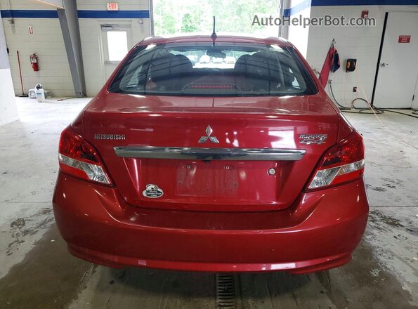 ML32F3FJ2KHF10420 2019 MITSUBISHI MIRAGE Red Вид ззаду