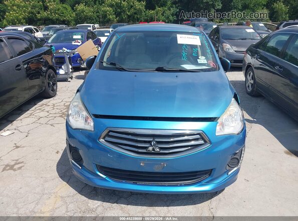 ML32F3FJ3HHF05977 2017 MITSUBISHI MIRAGE G4 Синий Вид щитка приборов