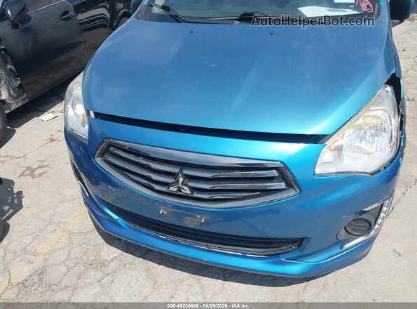 ML32F3FJ3HHF05977 2017 MITSUBISHI MIRAGE G4 Синий Вид спереди