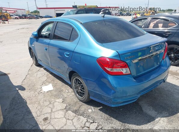 ML32F3FJ3HHF05977 2017 MITSUBISHI MIRAGE G4 Синий Задняя левая четверть