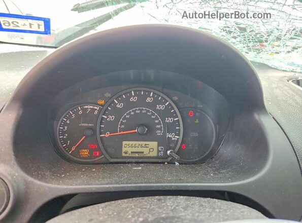 ML32F3FJ4HHF06300 2017 MITSUBISHI MIRAGE Black Widok zestawu wskaźników