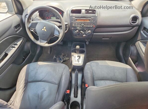 ML32F3FJ4HHF11254 2017 MITSUBISHI MIRAGE Gray Dashboard view