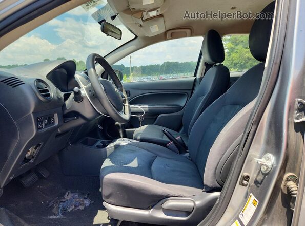 ML32F3FJ4HHF11254 2017 MITSUBISHI MIRAGE Gray Front interior view