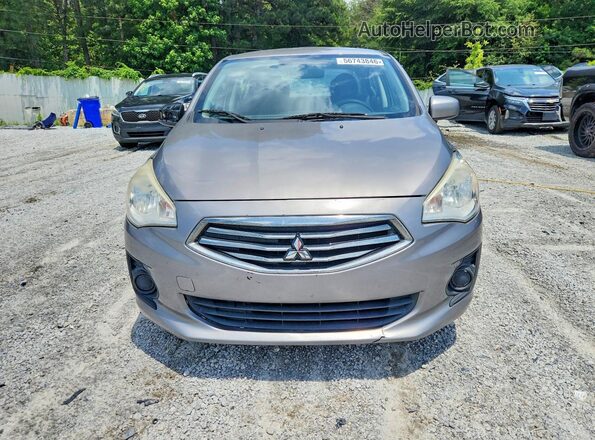 ML32F3FJ4HHF11254 2017 MITSUBISHI MIRAGE Gray Front view
